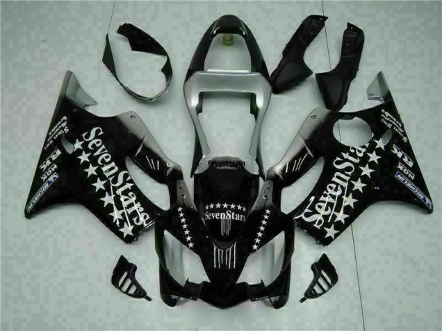 Cheapest 2001-2003 Black White Seven Stars Honda CBR600 F4i Bike Fairing Canada Cheapest 2001-2003 Black White Seven Stars Honda CBR600 F4i Bike Fairing Canada