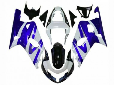 Cheapest 2001-2003 Blue White Suzuki GSXR 600/750 Motorcylce Fairings Canada