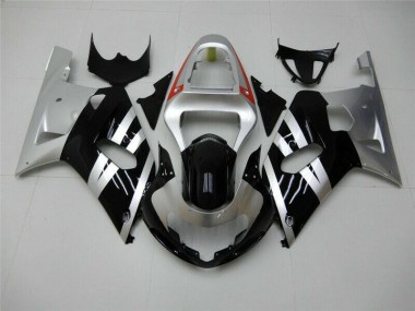 Cheapest 2001-2003 Black Silver Suzuki GSXR 600/750 Motorbike Fairing Canada