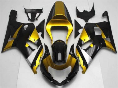 Cheapest 2001-2003 Gold Black Suzuki GSXR 600/750 Bike Fairing Canada