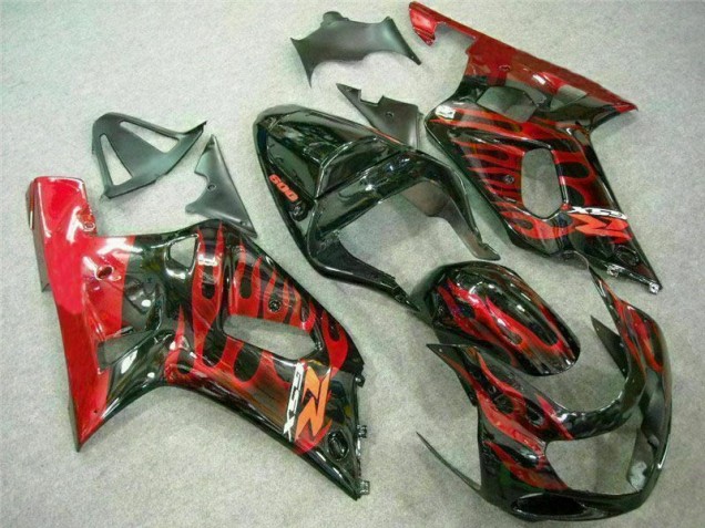 Cheapest 2001-2003 Red Black Suzuki GSXR 600/750 Motorcycle Fairing Kit Canada Cheapest 2001-2003 Red Black Suzuki GSXR 600/750 Motorcycle Fairing Kit Canada