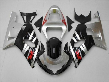 Cheapest 2001-2003 Silver Suzuki GSXR 600/750 Motorcycle Fairings Kits Canada
