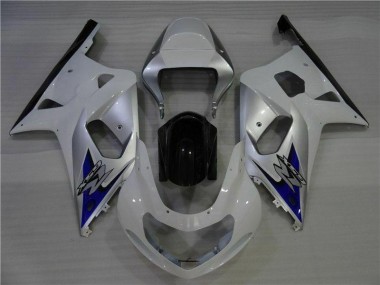 Cheapest 2001-2003 White Silver Suzuki GSXR 600/750 Bike Fairings Canada