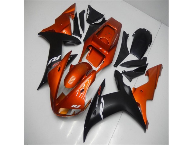 Cheapest 2002-2003 Orange Black Yamaha YZF R1 Bike Fairings Canada