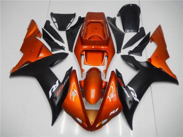 Cheapest 2002-2003 Orange Black Yamaha YZF R1 Bike Fairings Canada
