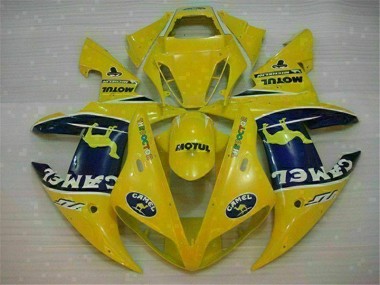 Cheapest 2002-2003 Yellow Yamaha YZF R1 Motorcycle Fairing Kit Canada
