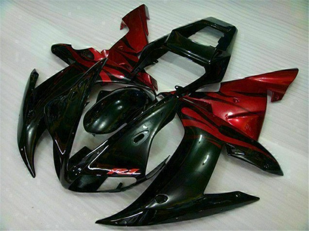 Cheapest 2002-2003 Black Red Yamaha YZF R1 Bike Fairing Canada Cheapest 2002-2003 Black Red Yamaha YZF R1 Bike Fairing Canada