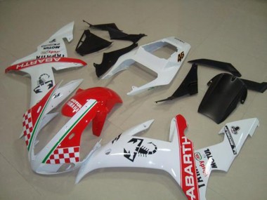 Cheapest 2002-2003 Red White Flag Yamaha YZF R1 Bike Fairings Canada