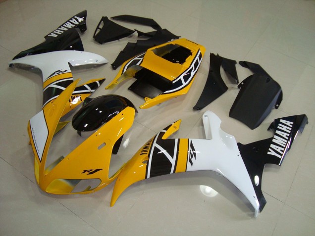 Cheapest 2002-2003 Yellow Anniversary Yamaha YZF R1 Replacement Motorcycle Fairings Canada