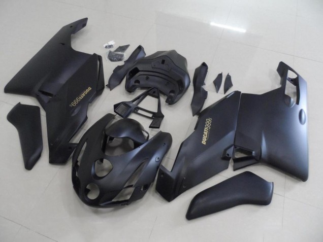 Cheapest 2003-2004 Matte Black Gold Decals Ducati 749 999 Motorbike Fairing Canada Cheapest 2003-2004 Matte Black Gold Decals Ducati 749 999 Motorbike Fairing Canada
