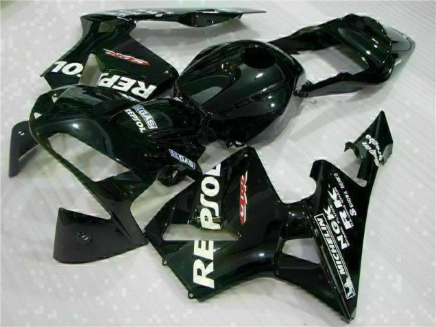 Cheapest 2003-2004 Black Repsol Honda CBR600RR Motorbike Fairing Canada Cheapest 2003-2004 Black Repsol Honda CBR600RR Motorbike Fairing Canada