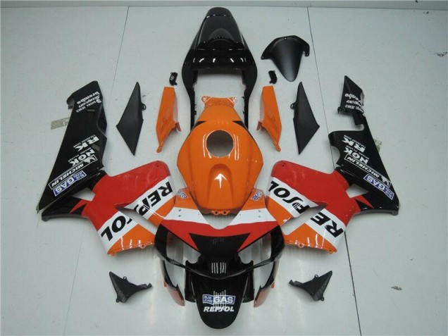Cheapest 2003-2004 Orange Red Black Repsol Honda CBR600RR Motor Bike Fairings Canada Cheapest 2003-2004 Orange Red Black Repsol Honda CBR600RR Motor Bike Fairings Canada