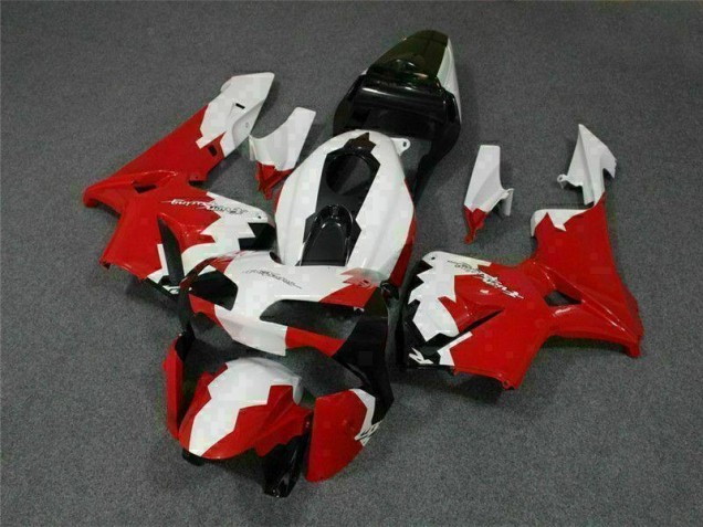 Cheapest 2003-2004 Red White Honda CBR600RR Replacement Motorcycle Fairings Canada Cheapest 2003-2004 Red White Honda CBR600RR Replacement Motorcycle Fairings Canada