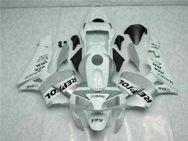 Cheapest 2003-2004 White Silver Repsol Honda CBR600RR Replacement Fairings Canada