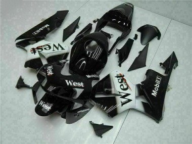 Cheapest 2003-2004 Black West Honda CBR600RR Motorcycle Fairings Kit Canada