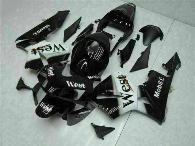 Cheapest 2003-2004 Black West Honda CBR600RR Motorcycle Fairings Kit Canada Cheapest 2003-2004 Black West Honda CBR600RR Motorcycle Fairings Kit Canada