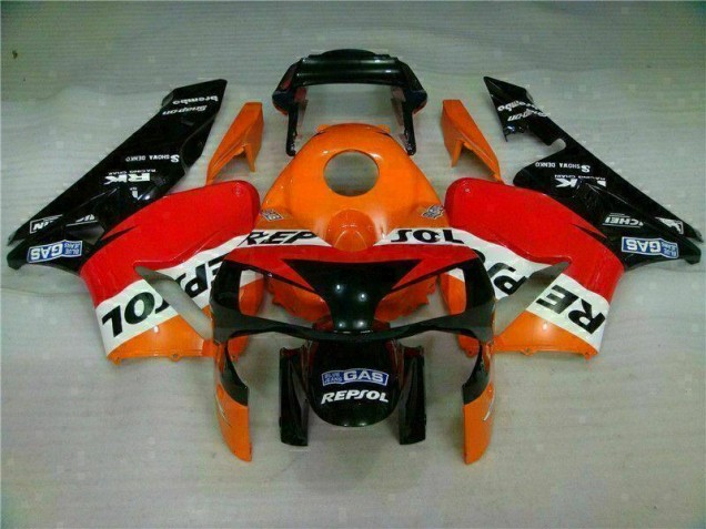 Cheapest 2003-2004 Orange Repsol Honda CBR600RR Motorbike Fairing Kits Canada Cheapest 2003-2004 Orange Repsol Honda CBR600RR Motorbike Fairing Kits Canada