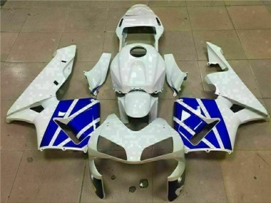Cheapest 2003-2004 White Blue Honda CBR600RR Bike Fairings Canada