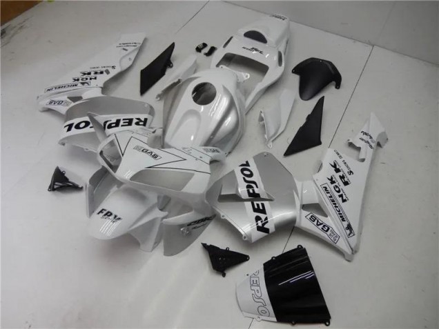 Cheapest 2003-2004 Silver White Black Repsol Honda CBR600RR Motorcycle Fairings Kit Canada Cheapest 2003-2004 Silver White Black Repsol Honda CBR600RR Motorcycle Fairings Kit Canada