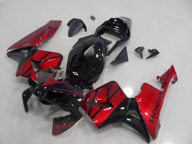 Cheapest 2003-2004 Black Candy Red Honda CBR600RR Motorcycle Fairing Canada Cheapest 2003-2004 Black Candy Red Honda CBR600RR Motorcycle Fairing Canada