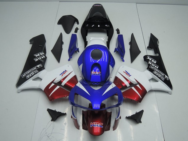 Cheapest 2003-2004 Dark Red Blue Honda CBR600RR Motorcycle Bodywork Canada