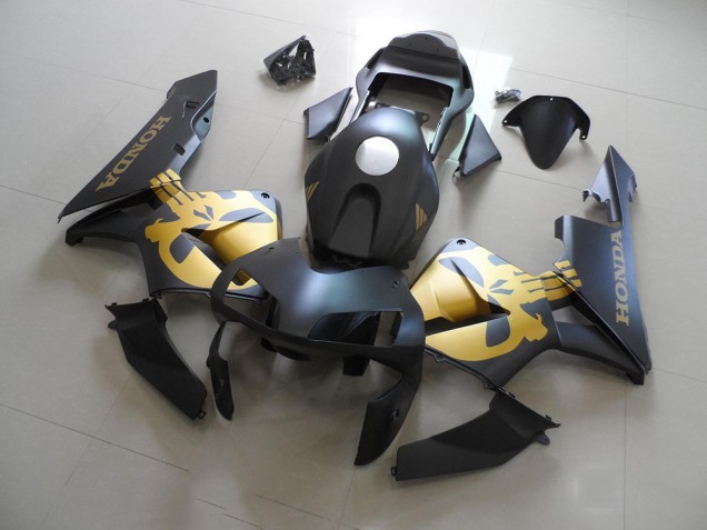 Cheapest 2003-2004 Black Gold Decal Honda CBR600RR Motorcycle Fairings Kit Canada Cheapest 2003-2004 Black Gold Decal Honda CBR600RR Motorcycle Fairings Kit Canada