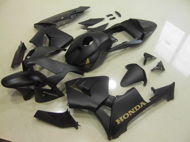 Cheapest 2003-2004 Matte Black Gold Honda CBR600RR Motorbike Fairings Canada Cheapest 2003-2004 Matte Black Gold Honda CBR600RR Motorbike Fairings Canada
