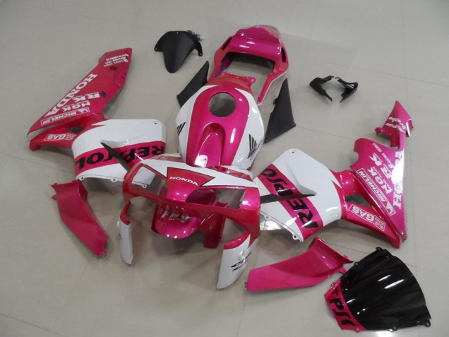 Cheapest 2003-2004 Pink Repsol Honda CBR600RR Bike Fairings Canada Cheapest 2003-2004 Pink Repsol Honda CBR600RR Bike Fairings Canada