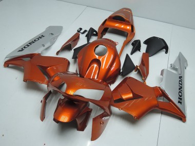 Cheapest 2003-2004 Orange Silver Honda CBR600RR Motorbike Fairing Canada