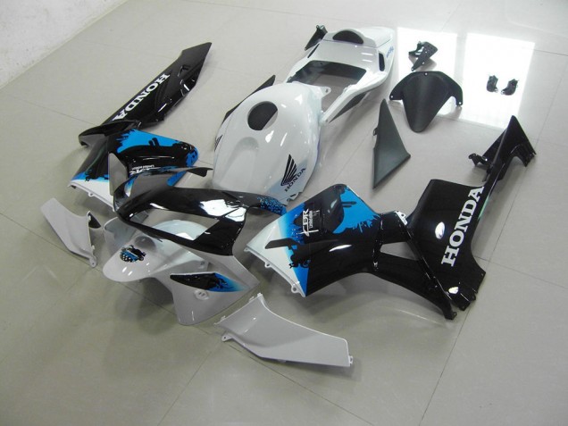 Cheapest 2003-2004 White Black Blue Honda CBR600RR Motorcycle Fairings Kit Canada Cheapest 2003-2004 White Black Blue Honda CBR600RR Motorcycle Fairings Kit Canada
