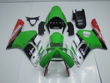 Cheapest 2003-2004 Green Motocard Kawasaki ZX6R Motorbike Fairings Canada