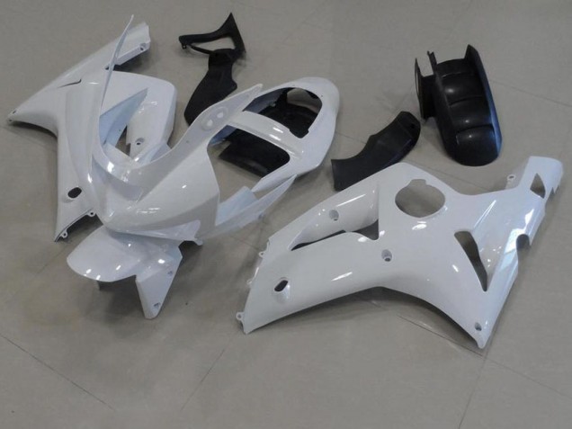 Cheapest 2003-2004 White Kawasaki ZX6R Bike Fairings Canada Cheapest 2003-2004 White Kawasaki ZX6R Bike Fairings Canada