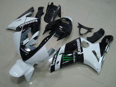 Cheapest 2003-2004 White Monster Kawasaki ZX6R Motorbike Fairing Kits Canada