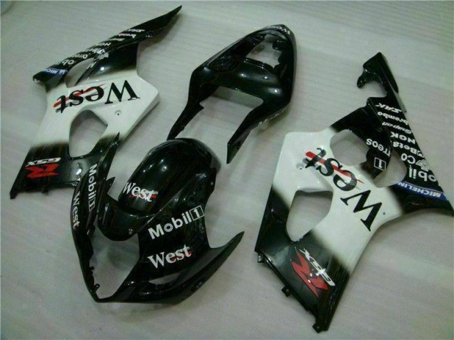 Cheapest 2003-2004 White Black Suzuki GSXR 1000 Motorbike Fairing Canada Cheapest 2003-2004 White Black Suzuki GSXR 1000 Motorbike Fairing Canada