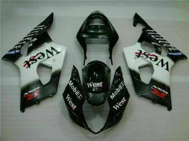 Cheapest 2003-2004 White Black Suzuki GSXR 1000 Motorbike Fairing Canada Cheapest 2003-2004 White Black Suzuki GSXR 1000 Motorbike Fairing Canada