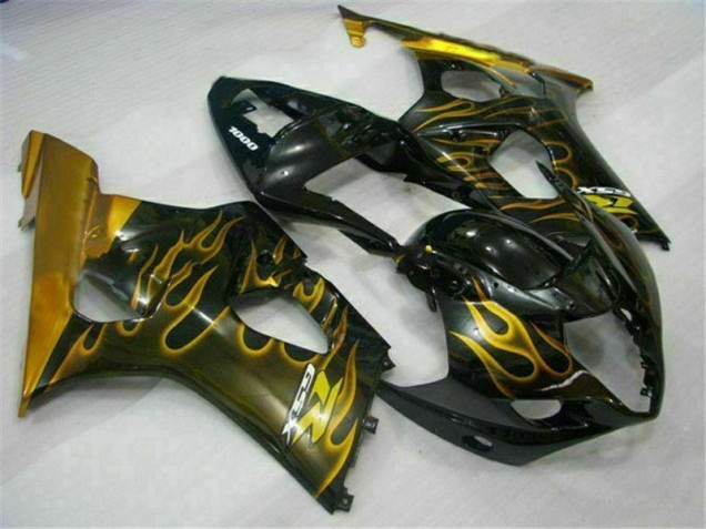 Cheapest 2003-2004 Gold Black Suzuki GSXR 1000 Motorcycle Fairing Kit Canada Cheapest 2003-2004 Gold Black Suzuki GSXR 1000 Motorcycle Fairing Kit Canada