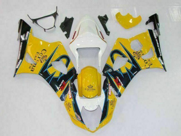 Cheapest 2003-2004 Yellow Suzuki GSXR 1000 Moto Fairings Canada