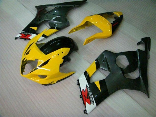 Cheapest 2003-2004 Yellow Black Suzuki GSXR 1000 Motorcycle Fairings Kit Canada Cheapest 2003-2004 Yellow Black Suzuki GSXR 1000 Motorcycle Fairings Kit Canada