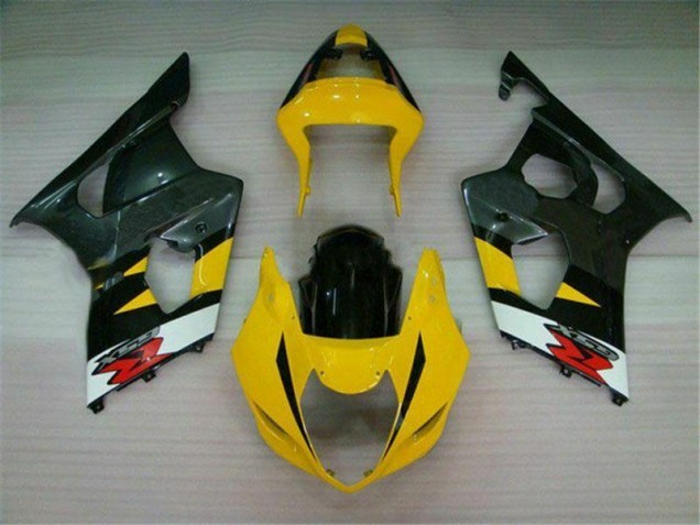 Cheapest 2003-2004 Yellow Black Suzuki GSXR 1000 Motorcycle Fairings Kit Canada Cheapest 2003-2004 Yellow Black Suzuki GSXR 1000 Motorcycle Fairings Kit Canada