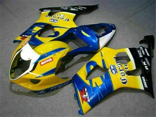 Cheapest 2003-2004 Yellow Blue Suzuki GSXR 1000 Bike Fairings Canada Cheapest 2003-2004 Yellow Blue Suzuki GSXR 1000 Bike Fairings Canada