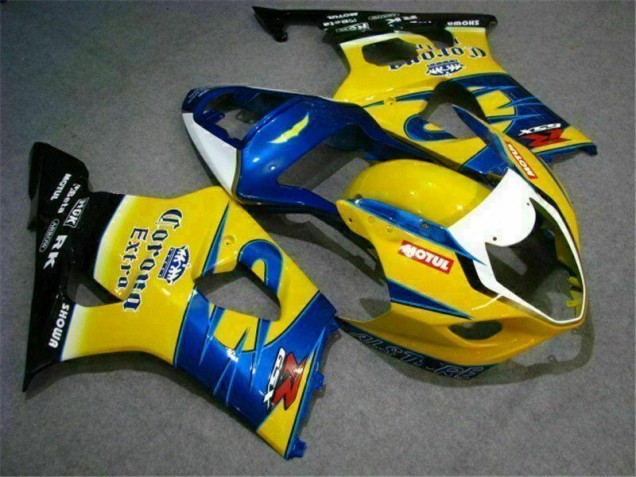 Cheapest 2003-2004 Yellow Blue Suzuki GSXR 1000 Bike Fairings Canada Cheapest 2003-2004 Yellow Blue Suzuki GSXR 1000 Bike Fairings Canada