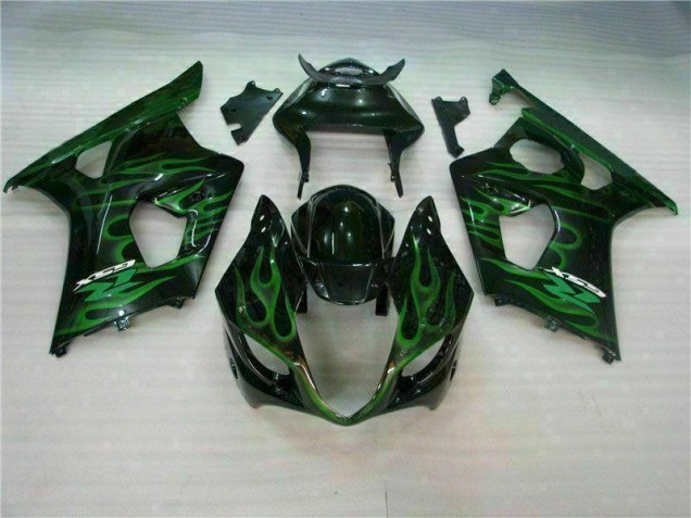 Cheapest 2003-2004 Green Black Suzuki GSXR 1000 Motorbike Fairing Canada Cheapest 2003-2004 Green Black Suzuki GSXR 1000 Motorbike Fairing Canada