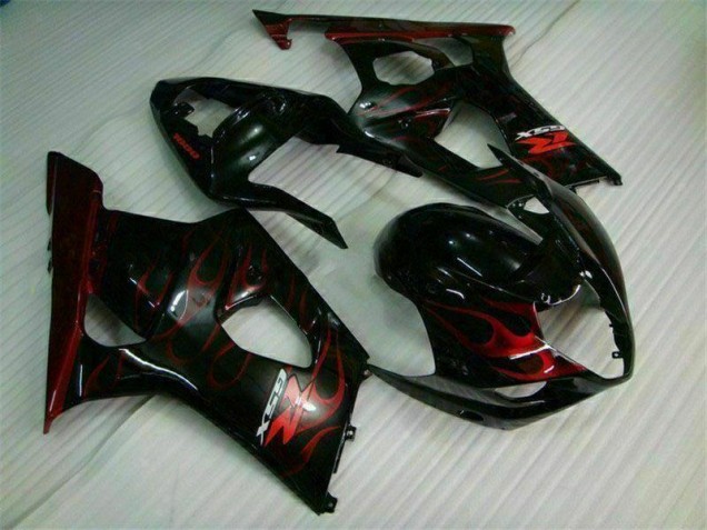 Cheapest 2003-2004 Red Flame Suzuki GSXR 1000 Bike Fairing Kit Canada Cheapest 2003-2004 Red Flame Suzuki GSXR 1000 Bike Fairing Kit Canada