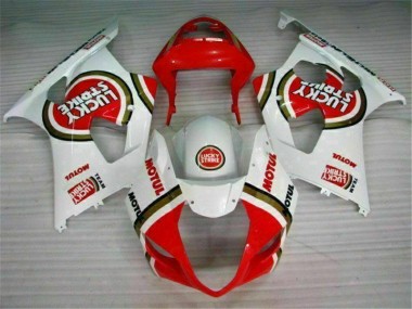 Cheapest 2003-2004 Red White Suzuki GSXR 1000 Motorbike Fairing Kits Canada