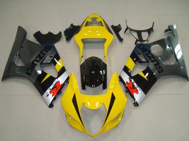 Cheapest 2003-2004 Yellow Grey Suzuki GSXR 1000 Motorcycle Fairing Kits Canada