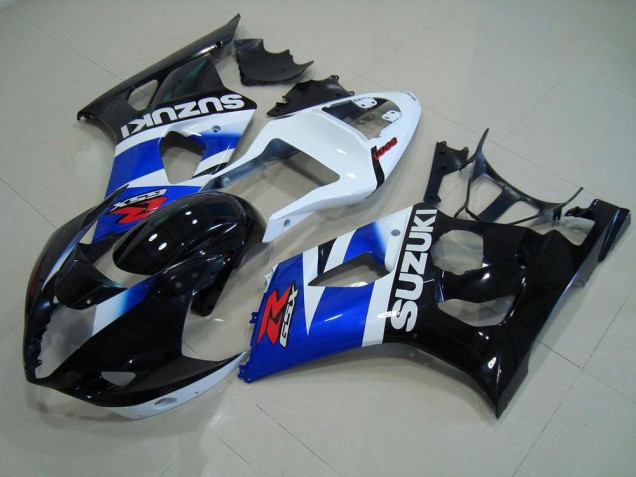 Cheapest 2003-2004 Black Blue White Suzuki GSXR 1000 Motorcycle Fairing Kit Canada Cheapest 2003-2004 Black Blue White Suzuki GSXR 1000 Motorcycle Fairing Kit Canada