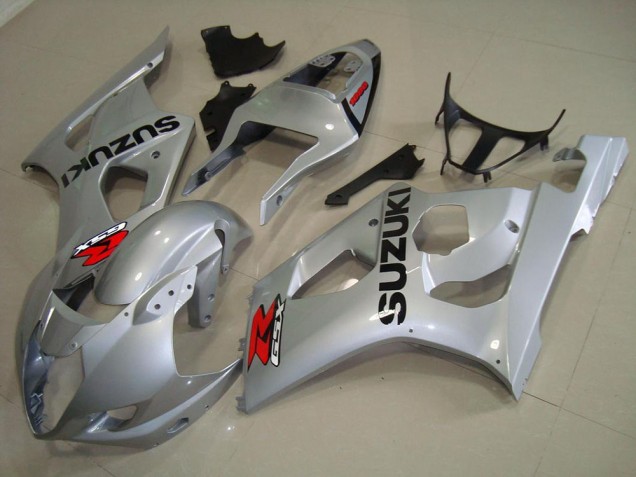 Cheapest 2003-2004 Silver Suzuki GSXR 1000 Bike Fairing Kit Canada Cheapest 2003-2004 Silver Suzuki GSXR 1000 Bike Fairing Kit Canada