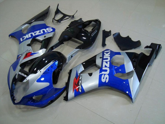 Cheapest 2003-2004 Blue Silver Suzuki GSXR 1000 Motorcyle Fairings Canada Cheapest 2003-2004 Blue Silver Suzuki GSXR 1000 Motorcyle Fairings Canada