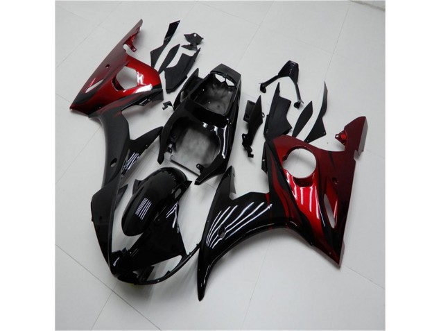 Cheapest 2003-2005 Black Red Yamaha YZF R6 Motorcycle Replacement Fairings Canada Cheapest 2003-2005 Black Red Yamaha YZF R6 Motorcycle Replacement Fairings Canada