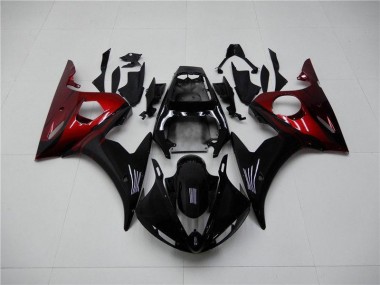 Cheapest 2003-2005 Black Red Yamaha YZF R6 Motorcycle Replacement Fairings Canada